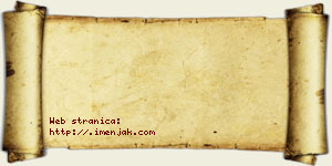 Joakim Tošković vizit kartica